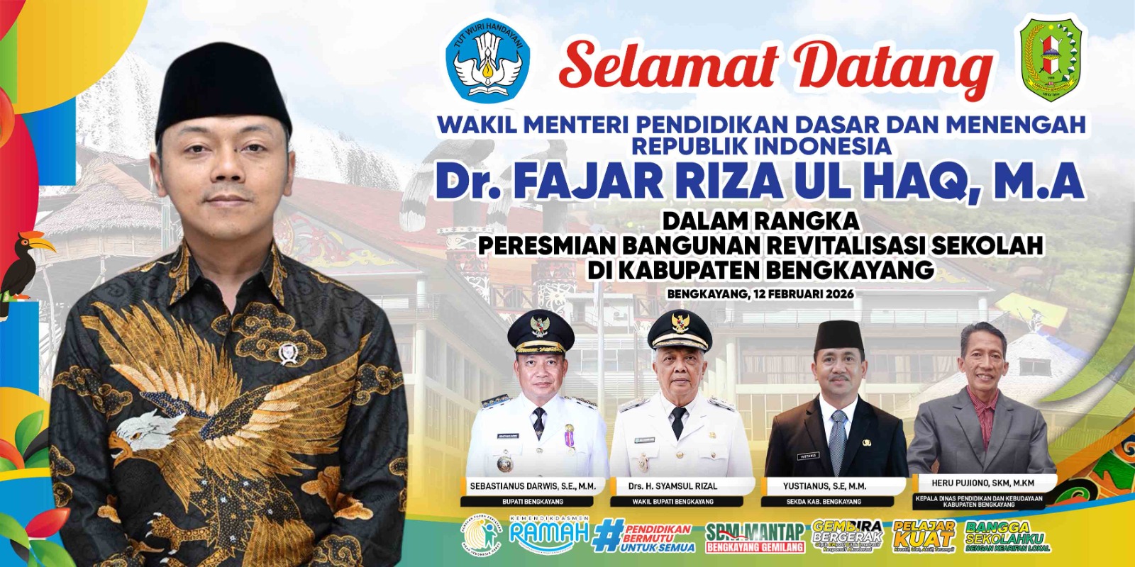 Selamat Datang Wamendikdasmen di Bumi Sebalo